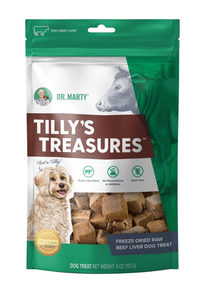Dr. Marty Tilly's Treasures Beef Liver Dog Treats, 8 oz.