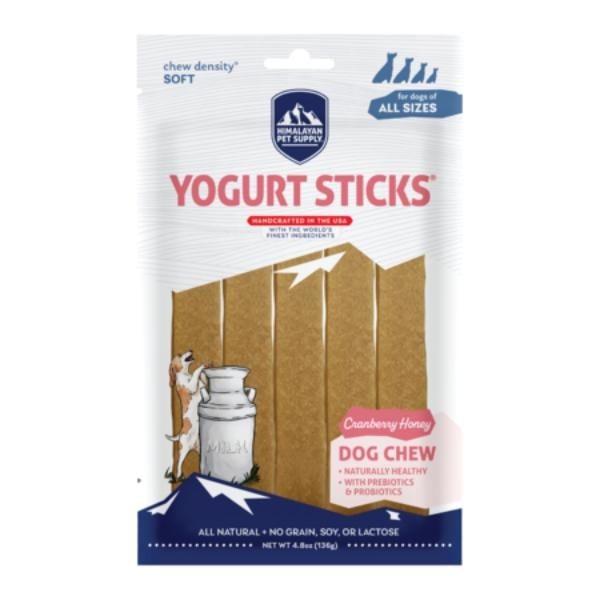 Himalayan Dog Chew Cranberry & Honey Yogurt Sticks, 4.8 oz.
