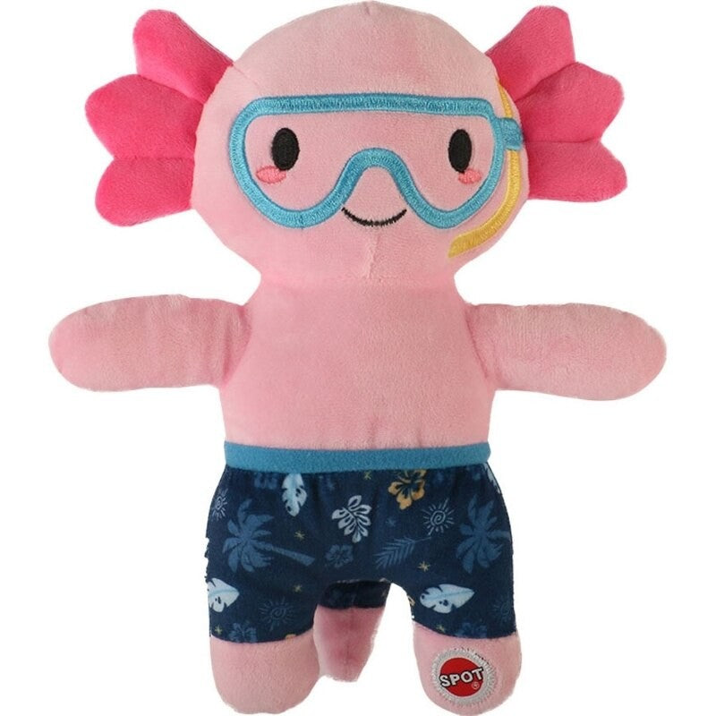 SPOT Axolotl in Swimwear Dog Toy, 10 in.