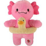SPOT Axolotl with Duck Tube Dog Toy, 10 in.