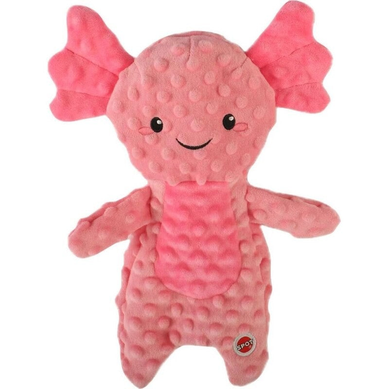 SPOT Axolotl Stuffing-Free Plush Dog Toy, 14 in.