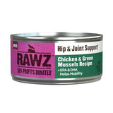 Rawz Hip & Joint Support Chicken & Green Mussels Wet Cat Food, 5.5 oz.