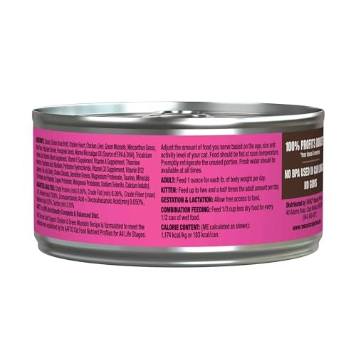 Rawz Hip & Joint Support Chicken & Green Mussels Wet Cat Food, 5.5 oz.