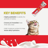 Fussie Cat Tuna with Salmon in Goat Milk Puree Lickable Cat Treats, 2 oz. (4 Pack)