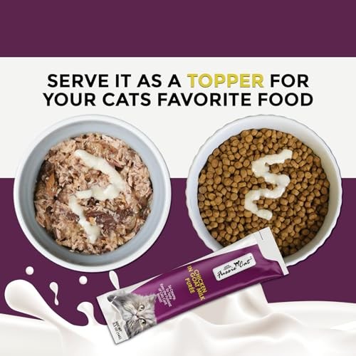 Fussie Cat Chicken in Goat Milk Puree Lickable Cat Treats, 2 oz. (4 Pack)