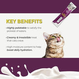 Fussie Cat Chicken in Goat Milk Puree Lickable Cat Treats, 2 oz. (4 Pack)