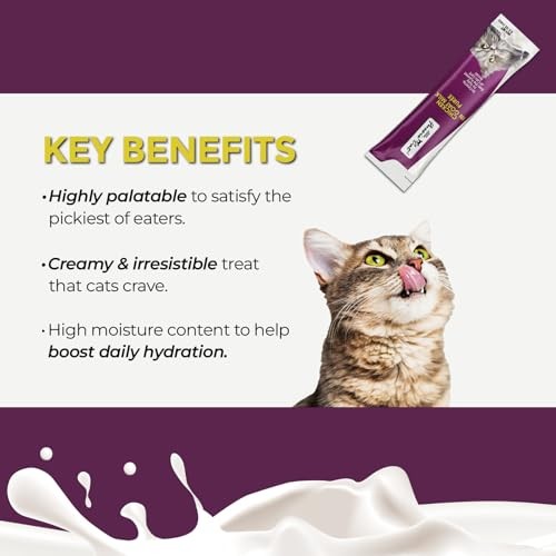Fussie Cat Chicken in Goat Milk Puree Lickable Cat Treats, 2 oz. (4 Pack)