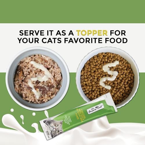 Fussie Cat Chicken with Duck in Goat Milk Puree Lickable Cat Treats, 2 oz. (4 Pack)