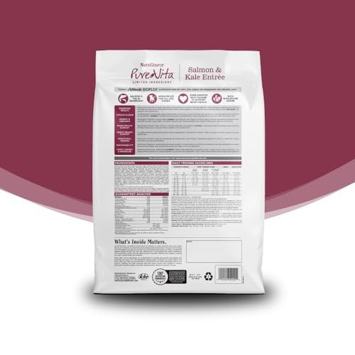 PureVita Salmon & Kale Dry Dog Food, 4 lbs.