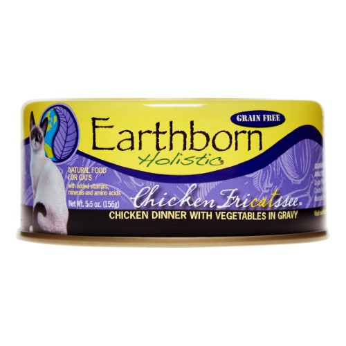 Earthborn Holistic Chicken Fricatssee Cat Food, 5.5 oz Can