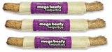 Frankly Original Pet - Steak Flavored Collegen Packed Beefy Taquito Stick For Dogs Pack Of 3 (Long Lasting Chews, Treats, Bones For Aggressive Chewers