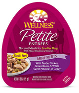 Wellness Petite Entrees Tender Turkey & Sweet Potato Gourmet Wet Dog Food - 3 oz