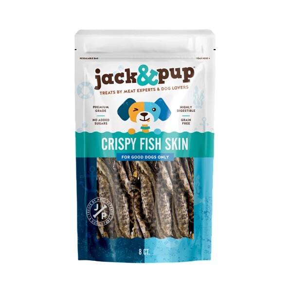Jack & Pup Crispy Fish Skin Dog Treats