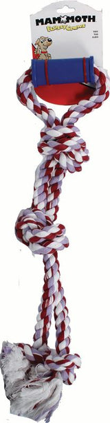 Mammoth Flossy Chews Twin Tug Rope Dog Toy, 24 in.