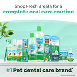 TropiClean Fresh Breath Dental Wipes for Plaque & Tartar Removal, 50 Count