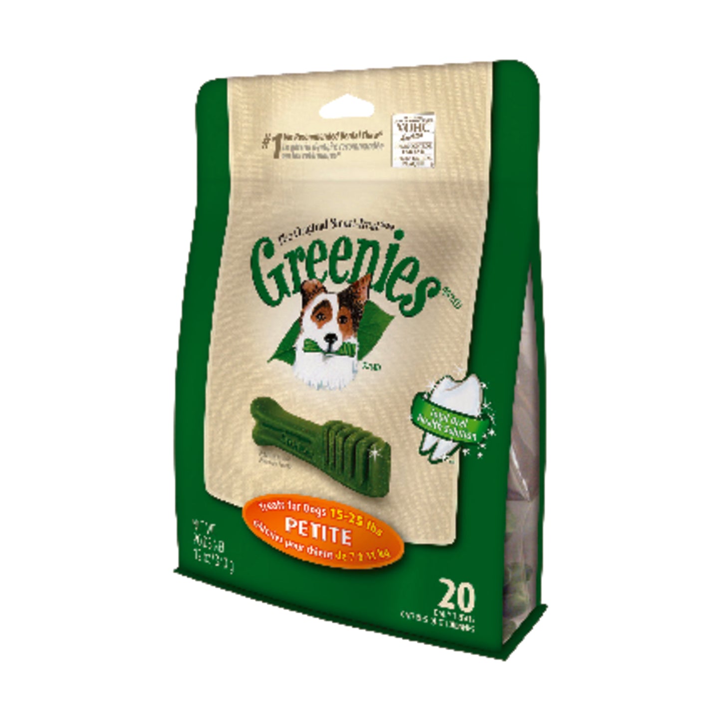 Greenies Petite Size Natural Dental Dog Treats, 12 oz. (20 Count)