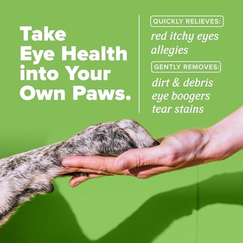 TropiClean HomeVet Soothing Eye Wash for Dogs & Cats, 4 oz.