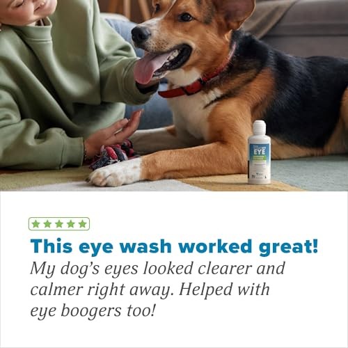 TropiClean HomeVet Soothing Eye Wash for Dogs & Cats, 4 oz.