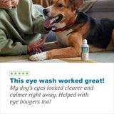 TropiClean HomeVet Soothing Eye Wash for Dogs & Cats, 4 oz.