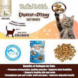 Nothin' To Hide Tuna Flavor Crunchy & Creamy Collagen Cat Treats, 3 oz.