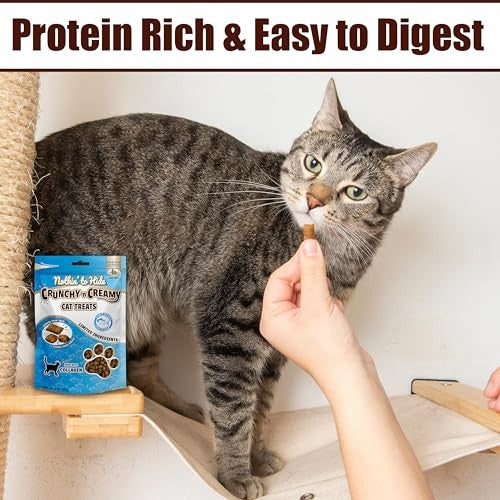 Nothin' To Hide Tuna Flavor Crunchy & Creamy Collagen Cat Treats, 3 oz.