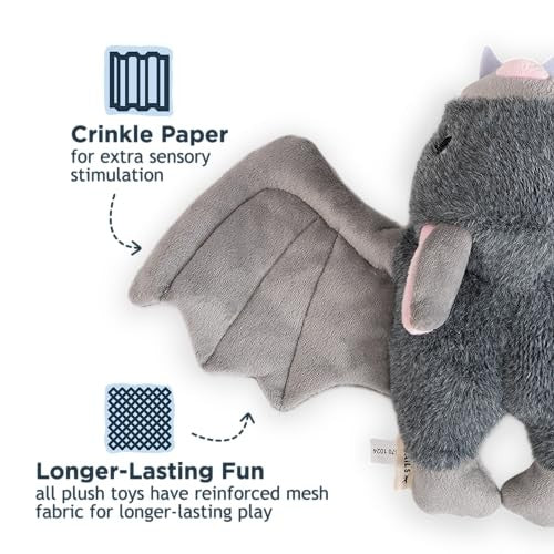 Tall Tails Fling & Fetch Bat Plush Dog Toy