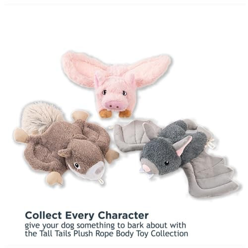 Tall Tails Fling & Fetch Bat Plush Dog Toy