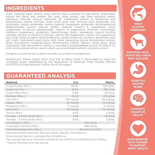 NutriSource Ocean Select Cat & Kitten Food, 4 lbs.