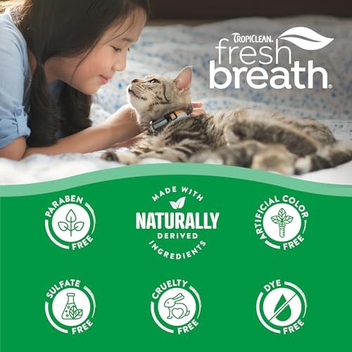 TropiClean Fresh Breath Cat Toothbrush & Toothpaste Dental Kit