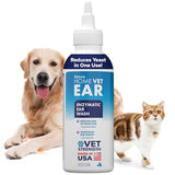 TropiClean HomeVet Enzymatic Ear Cleaner for Dogs & Cats, 2 oz.