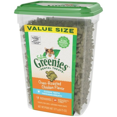 Feline Greenies Oven-Roasted Chicken Flavor Dental Cat Treats, 9.8 oz.