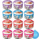 Fussie Cat Goat Milk Gravy Canned Cat Food Variety Pack, 2.5 oz. (12 Count)