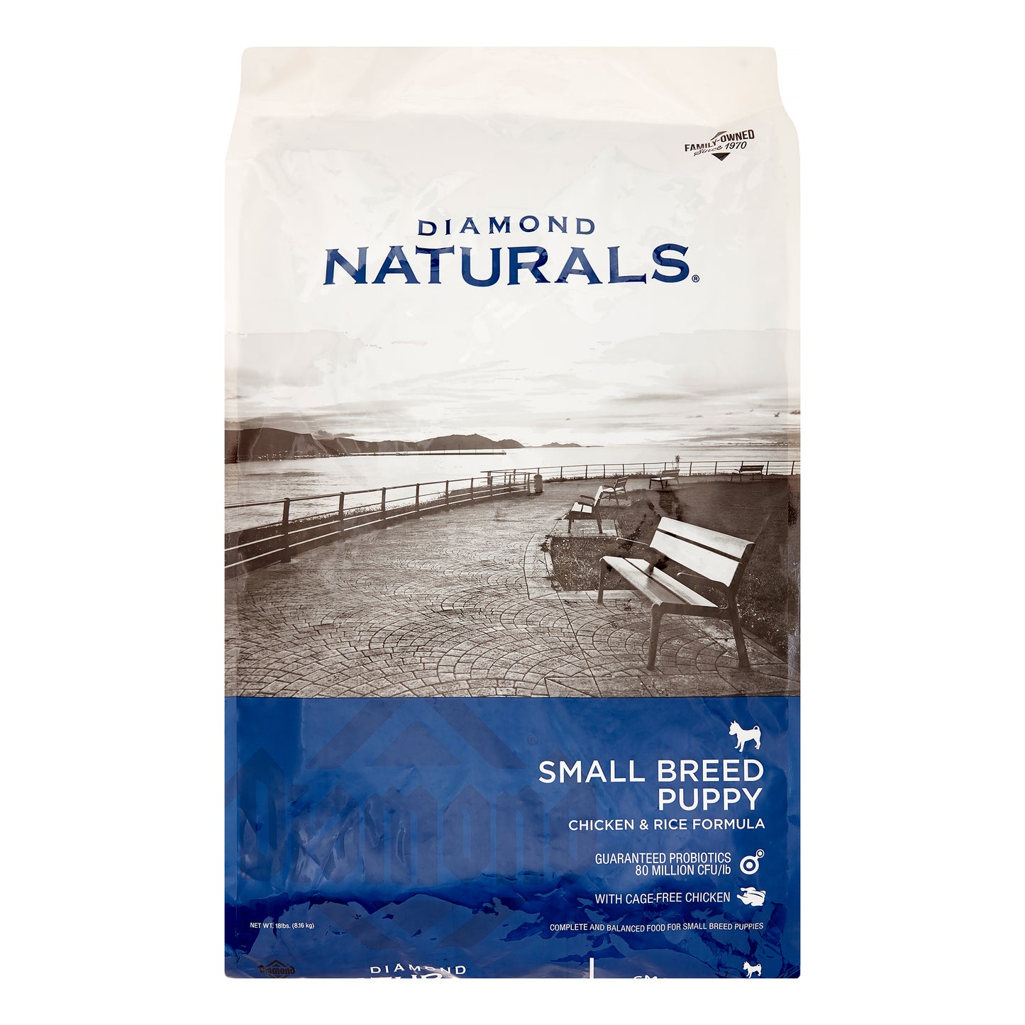 Diamond Naturals Small & Medium Breed Puppy Formula - Lamb & Rice 18lb