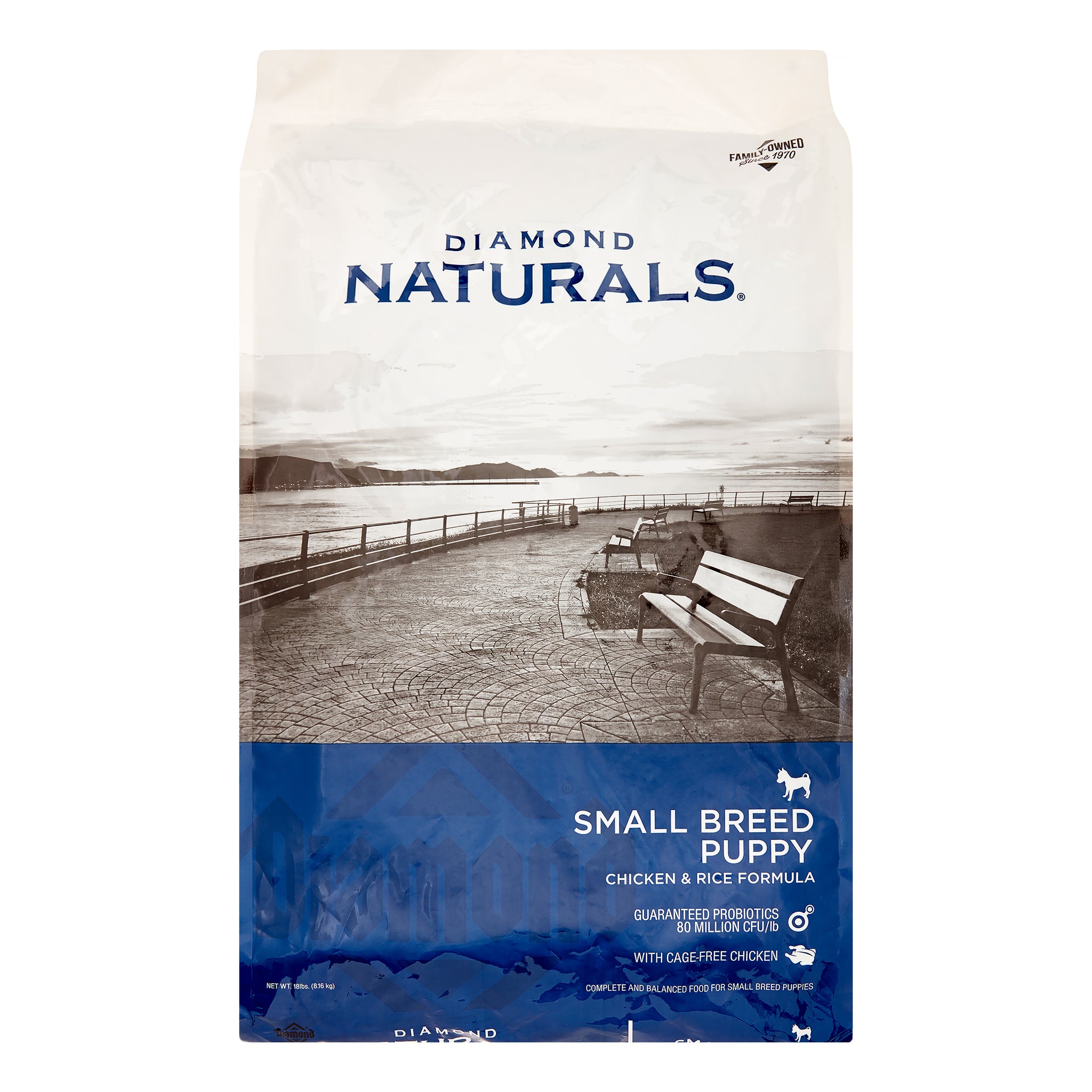 Diamond Naturals Small & Medium Breed Puppy Formula - Lamb & Rice 18lb