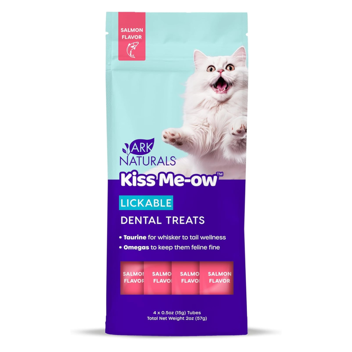 Antelope Kiss Me-Ow Salmon Dental Cat Treats, 2 oz.