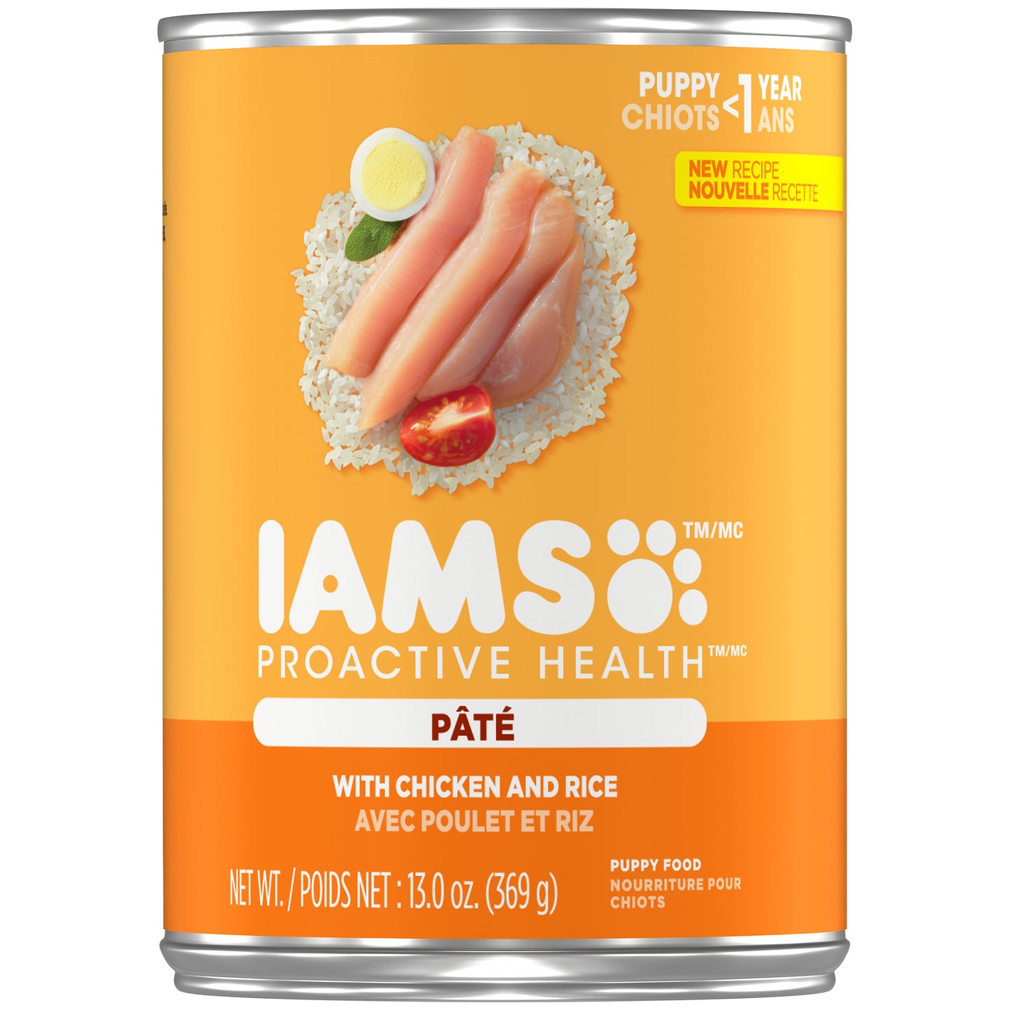 Iams ProActive Health Beef, Rice, Carrots & Green Beans Chunks in Gravy Adult Wet Dog Food, 13 oz.