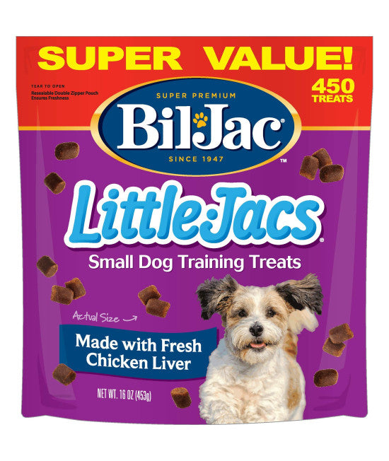 Bil-Jac Little Jacs Small Dog Liver Treats 16 oz