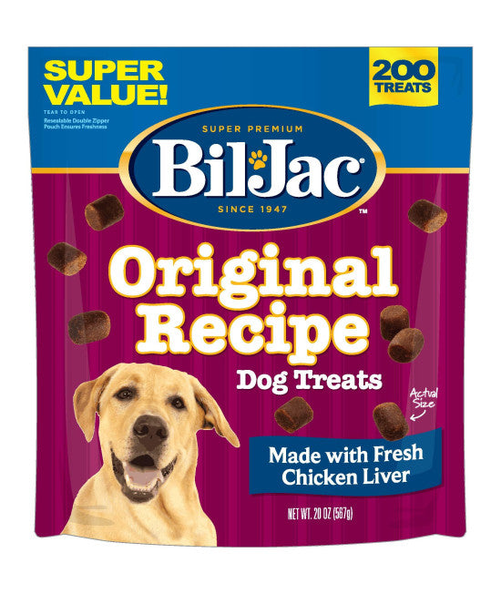 Bil-Jac Original Recipe Dog Liver Treats 20 oz