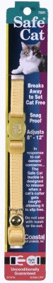 Safe Cat Banana Boat Breakaway Cat Collar with Bell, 8-12 in.