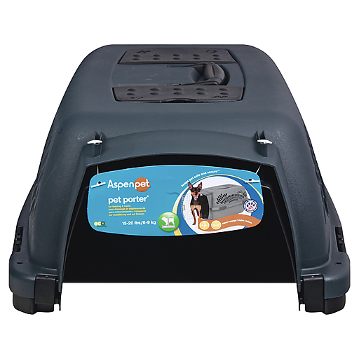 Petmate Pet Porter Dog Kennel Gray, 24.1 x 16.73 x 14.5 in.