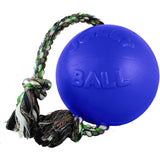 Jolly Pets Romp-n-Roll Multi-Color Dog Tug Toy, 6 in.