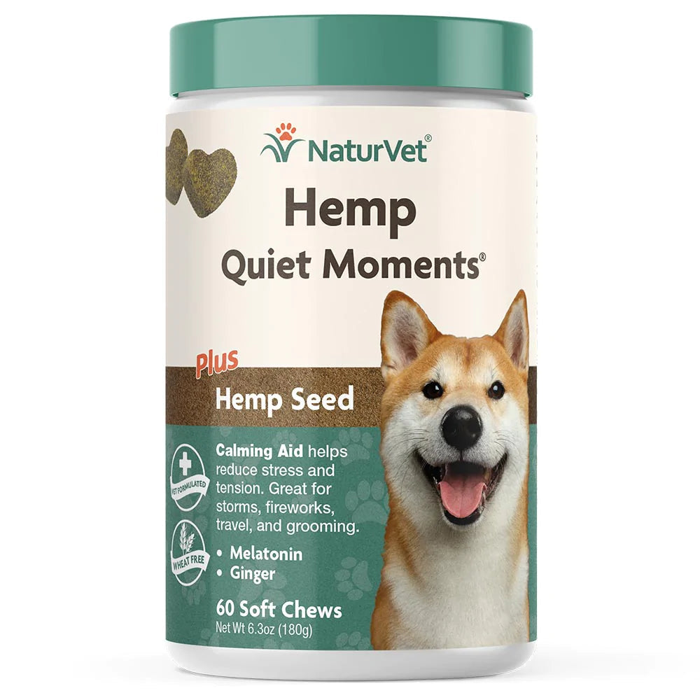 Naturvet Hemp Quiet Moments Calming Aid, 60 Ct For Dogs
