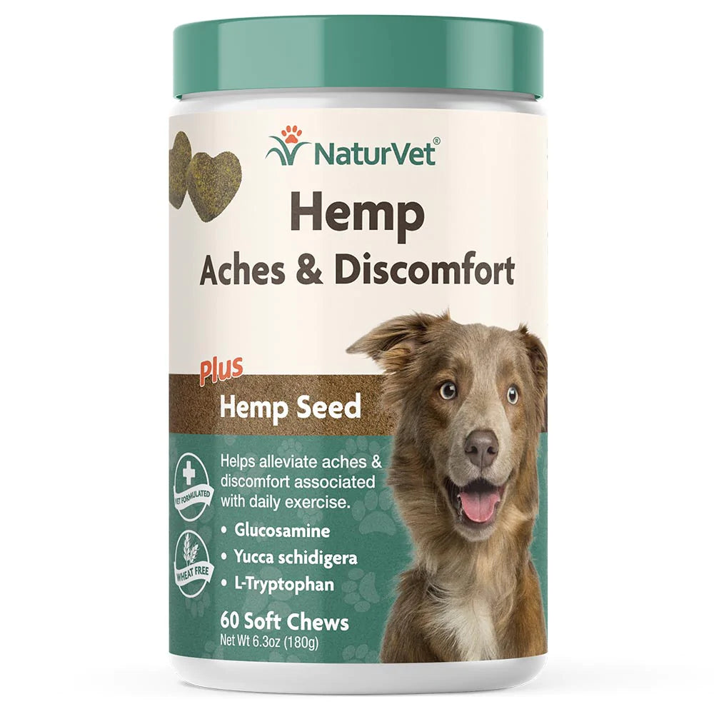 Naturvet Hemp Aches & Discomfort Soft Chews, Dog 8.8 oz