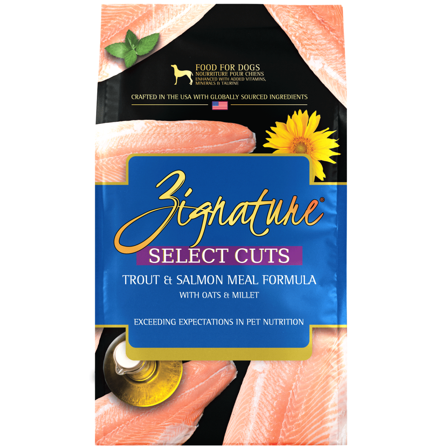Zignature Select Cuts Trout & Salmon Formula Legume-Free Dry Dog Food - 25 lbs