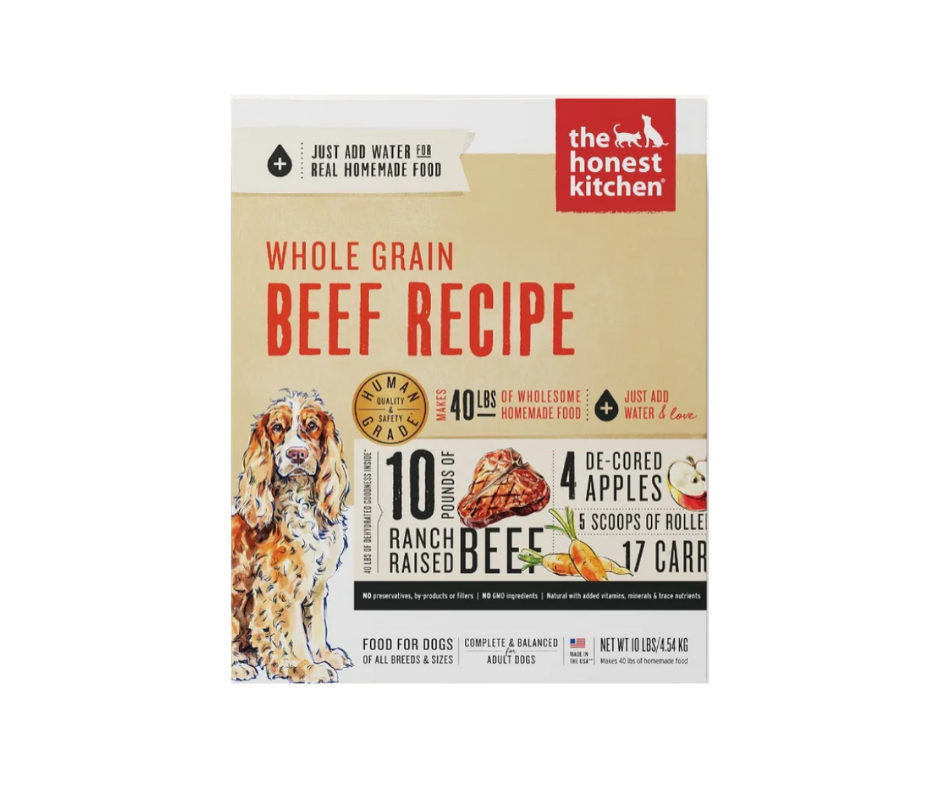 The Honest Kitchen Whole Grain Beef & Oat Dog Food, 10 lbs.