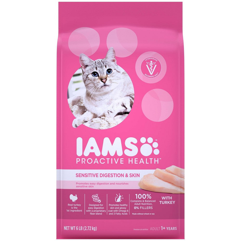 Iams ProActive Health Turkey Dry Cat Food, 6 lbs.