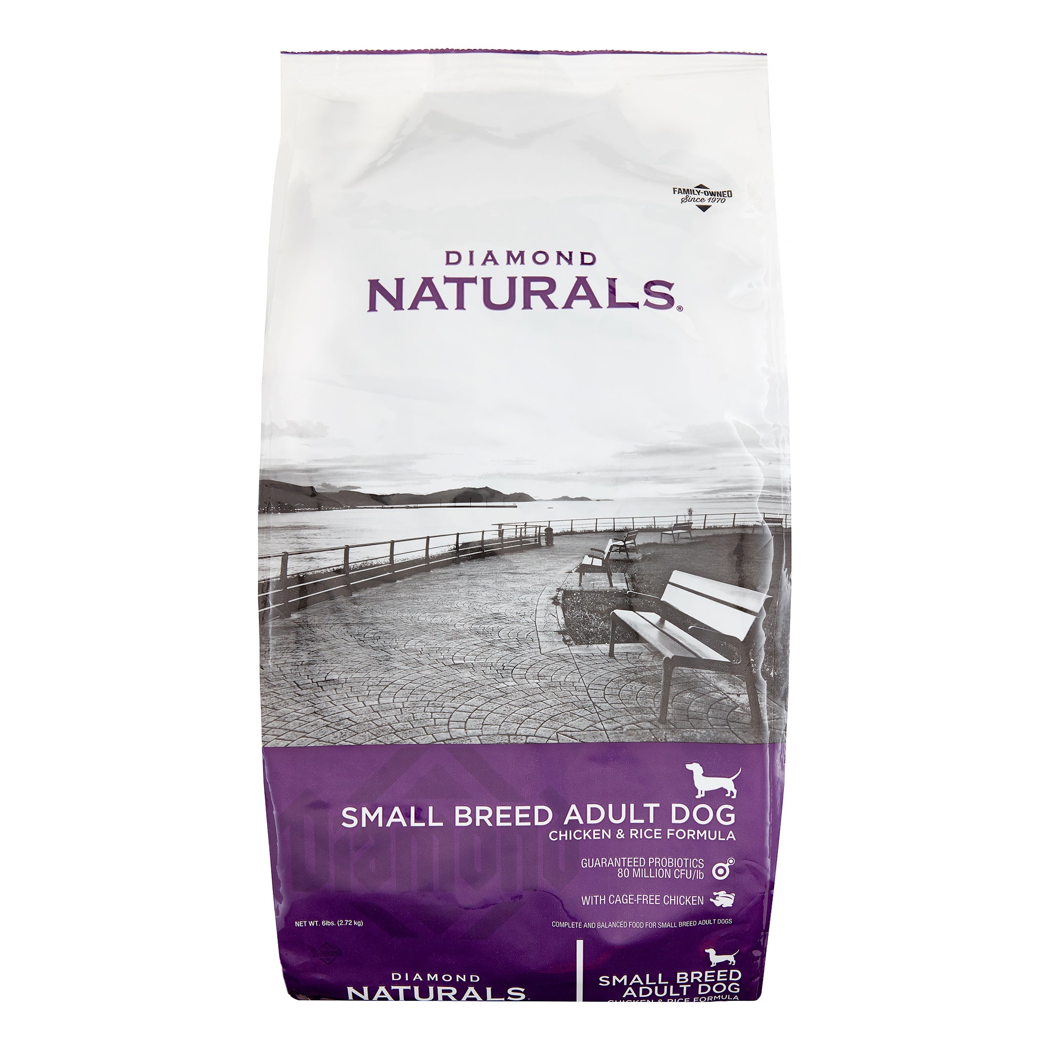 Diamond Naturals Small Breed Adult Chicken & Rice Dry Dog Food, 6 lbs.