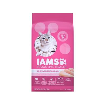 Iams ProActive Health Turkey Dry Cat Food, 3 lbs.