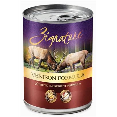 Zignature Venison Formula Grain-Free Canned Dog Food, 13 oz.