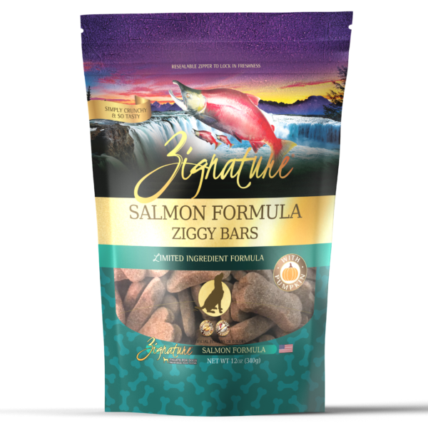 Zignature Salmon Formula Dog Biscuit Treats, 9 lbs.